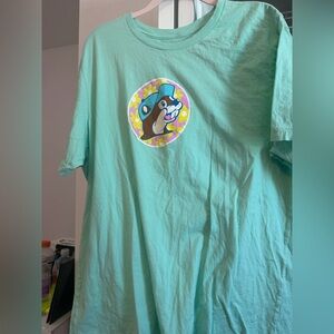 Mint Green Graphic Short Sleeve Tee